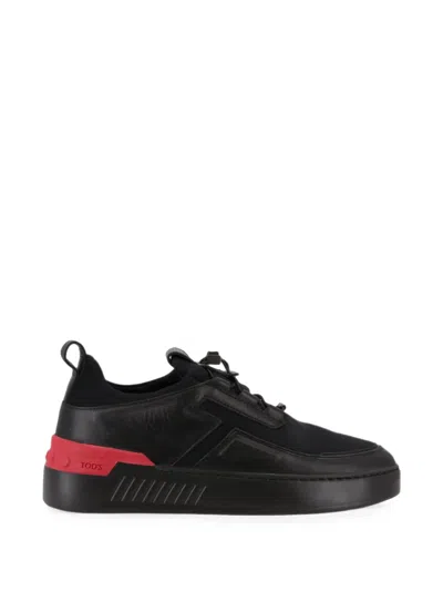 Tod's No_code X Panelled Sneakers In Black