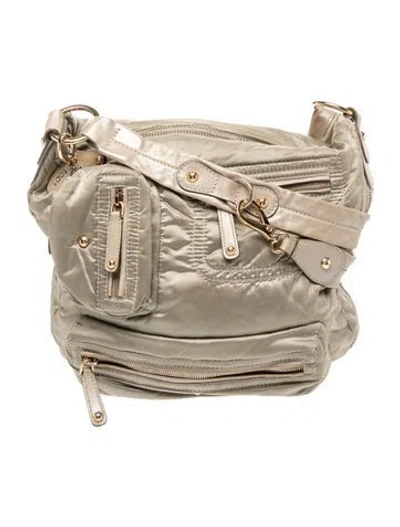 Pre-owned Tod's Nylon Crossbody Bag In Neutral