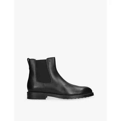 Tod's Ods Mens Stiva Leather Boots Black Eur 46 / 12 Uk