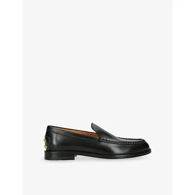Tod's Calfskin Loafers In Black