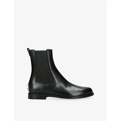 Tod's Leather Chelsea Boots In Black