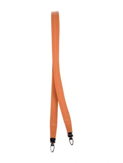 Pre-owned Tod's Orange Leather  Bag Strap