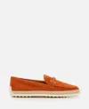 Tod's Gomma Espadrilles Aus Leder In Orange