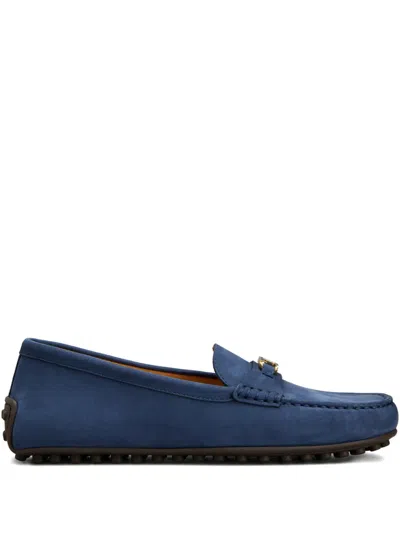 Tod's Oval-t Loafers In Blue