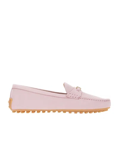 Tod's Oval-t Loafers In Pink
