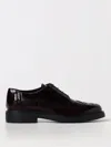 Tod's Lace-ups Leather Oxford Black In Weinrot