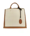 Tod's Panelled Colour-block Tote Bag In Nude
