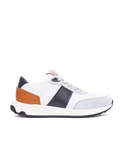 TOD'S TOD'S ROUND-TOE LACE-UP SNEAKERS