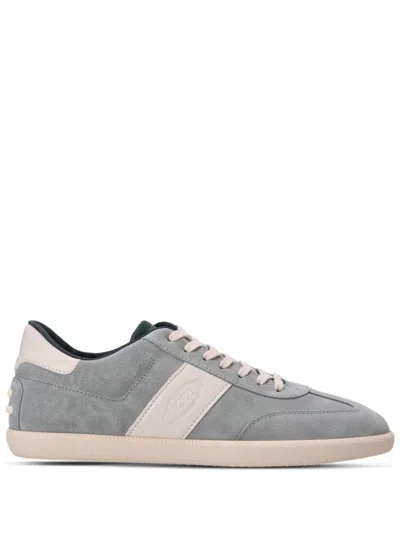 Tod's Panelled Low-top Sneakers In Blue