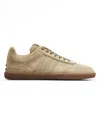 Tod's Panelled Low-top Sneakers In Green