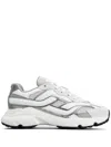 Tod's Multicolor Leather And Mesh Sneakers In Weiss