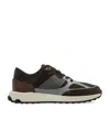 Tod's Sneakers In Leather And Fabric