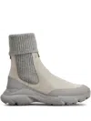 Tod's Suede High-top Sneakers In Gray