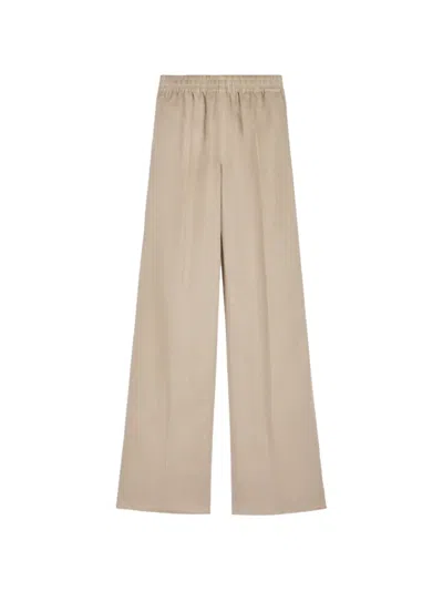 Tod's Pants In Linen In Neutral