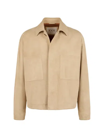 Tod's Pashmy Shirt Jacket In Brown
