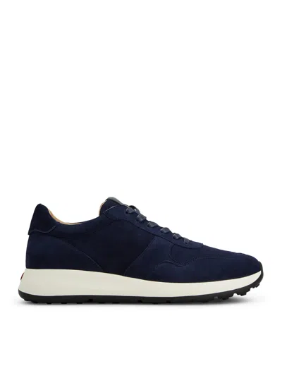 TOD'S PASHMY RED DOT SUEDE SNEAKERS