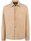 Tod's Pashmy Shirt Jacket In Neutrals
