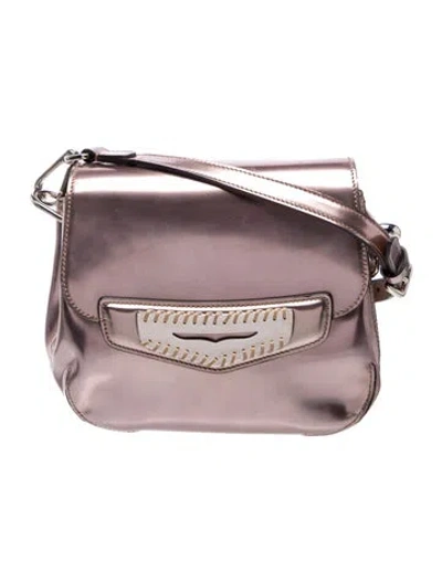 Pre-owned Tod's Patent Leather Crossbody Bag In Purple