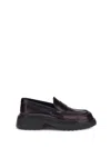 Tod's Patent Leather Loafers In Brown