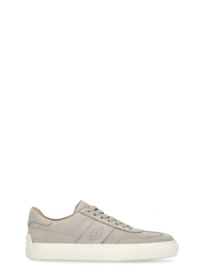 TOD'S PEBBLED LEATHER SNEAKERS