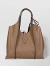 Tod's Pebbled Texture Shoulder Bag With Top Handle