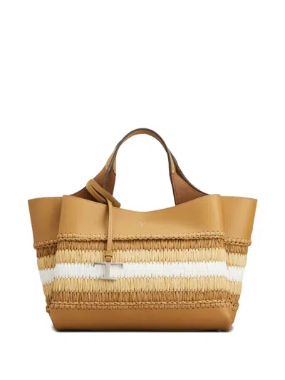 Tod's Pendant Tote Bag In Neutral