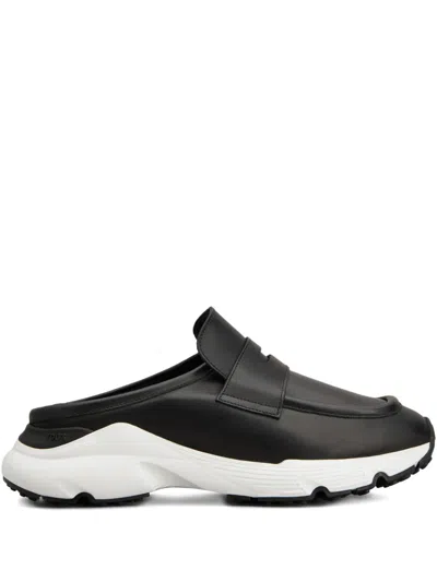 Tod's Penny-bar Mules In Animal Print