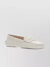 TOD'S PENNY LOAFER WITH CONTRAST SOLE AND STITCHED DETAILING