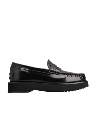 TOD'S TOD'S PENNY-SLOT ROUND-TOE LOAFERS
