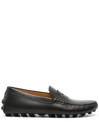Tod's Bubble Gommino Penny Strap Loafers In Gray