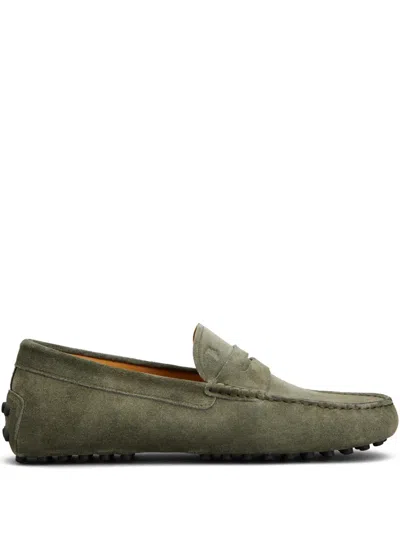 Tod's Gommino Loafers In Suede In Brown