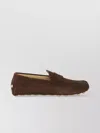 Tod's Penny Strap Detail Gommino Loafers In Brown