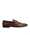 Tod's Penny-strap Leather Loafers In Brown