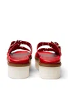 Tod's Perforated Buckle Platform Sandals
