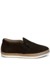 Tod's Perforated Loafers In Brown