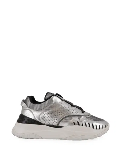 Tod's Perforated Panelled Sneakers In Multi