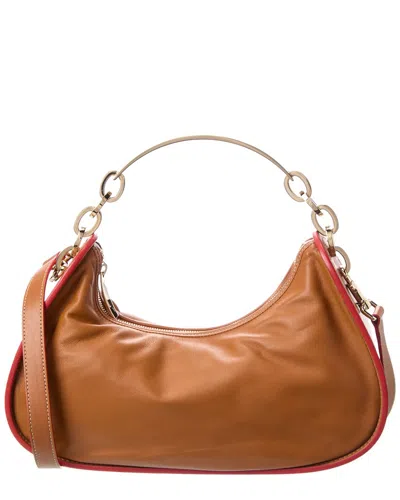 Tod's Tods Piccola Leather Hobo Bag In Brown