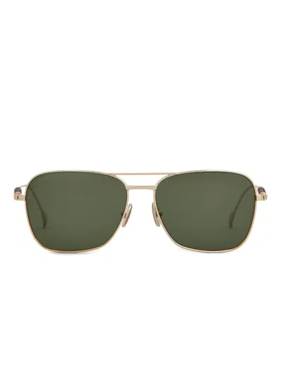 Tod's Pilot-frame Sunglasses In Gold