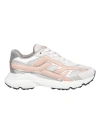 Tod's Colour-block Lace-up Sneakers Tods In Pink