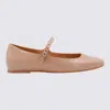 TOD'S PINK LEATHER FLATS