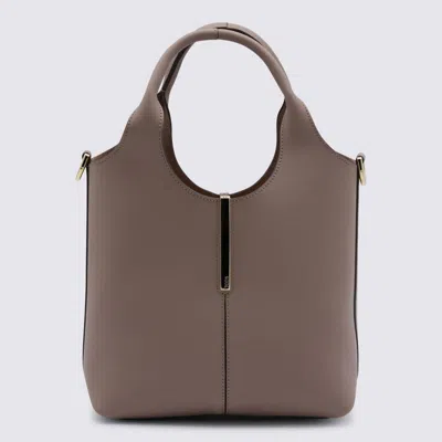 Tod's Rose Leather Tote In Pattern