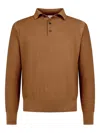 Tod's Piquet Polo Shirt In Brown