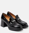 Tod's Plateu Platform Loafers In Black