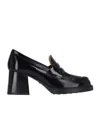 Tod's Platform Loafer Shoes In Black