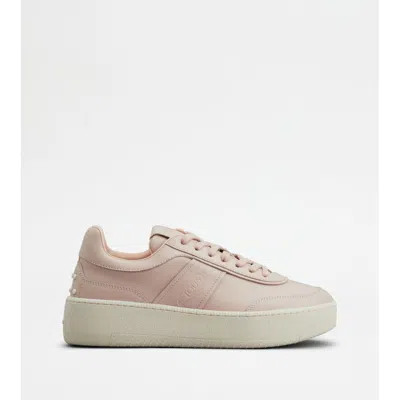 Tod's Platform Sneakers In Leather