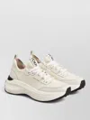 Tod's Platform Sneakers Panelled Design Pull Tab In White