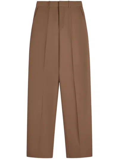 Tod's Pants In Wool Blend Gabardine In Beige