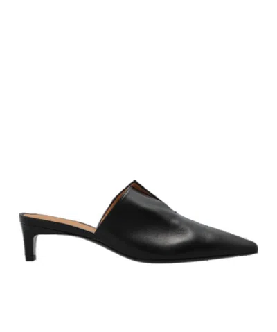 Tod's Pointed-toe Low-heeled Sandals In Black