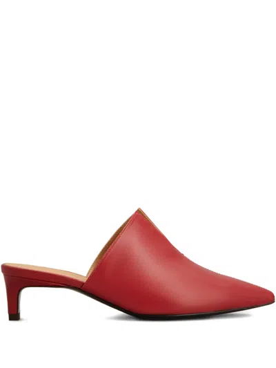 Tod's Pointed-toe Mules In Red