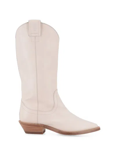 Tod's Pointed-toe Cowboy Boots In Neutral
